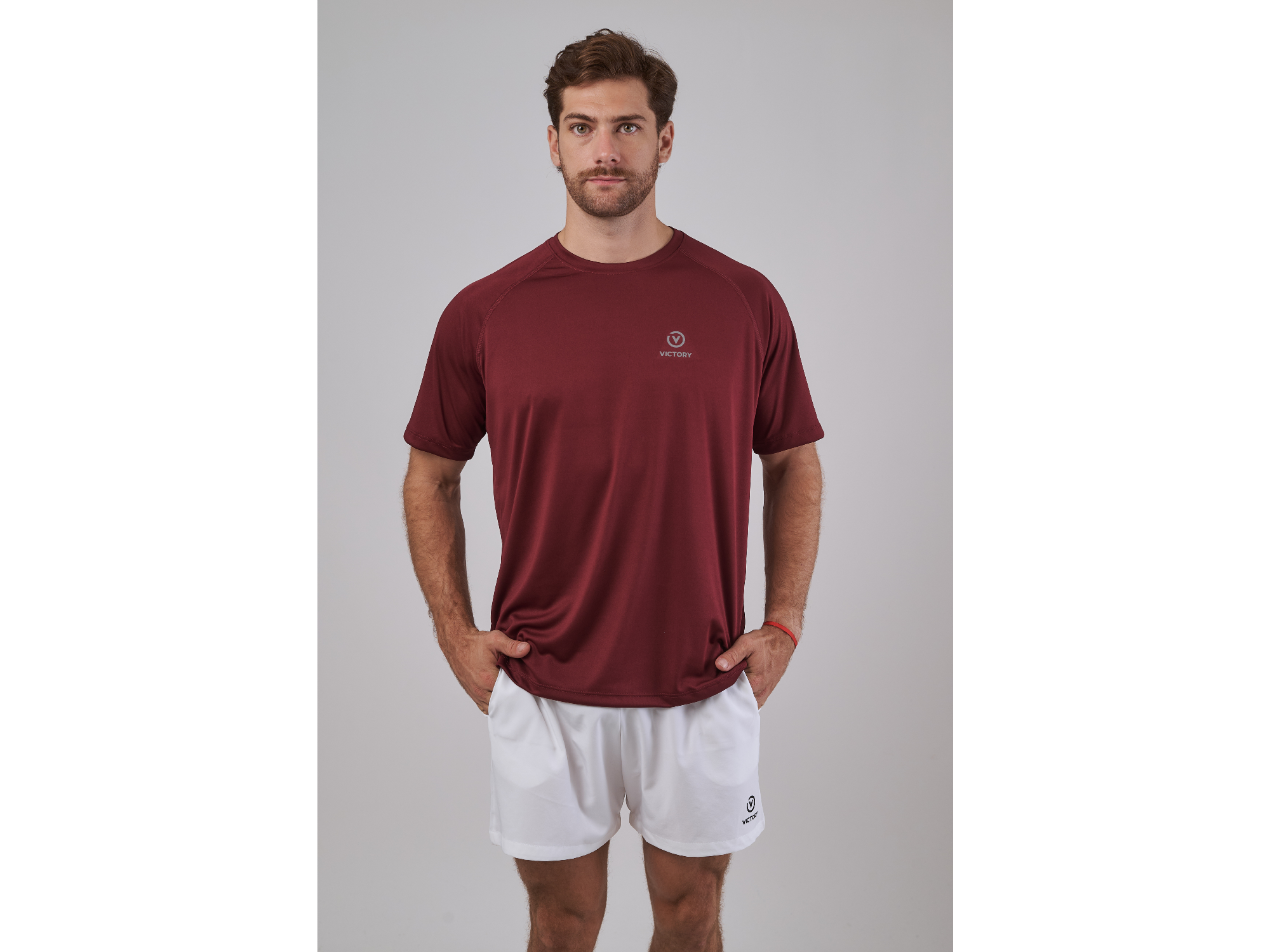 Camiseta Active Ranglan Bordo