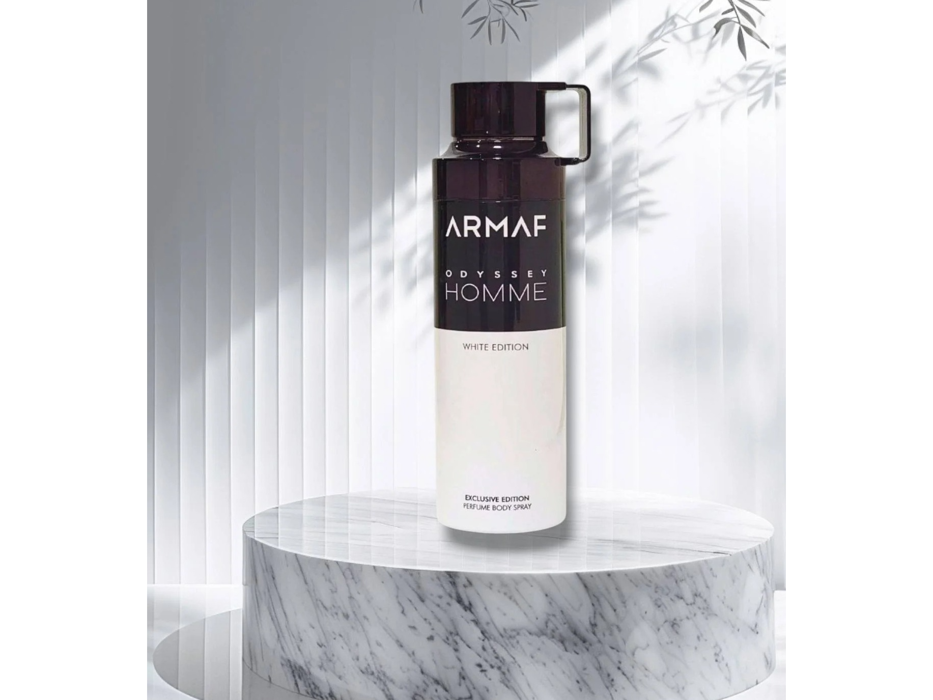 ODYSSEY HOMME WHITE EDIT.  BODY SPRAY 200ML MASCULINO - ARMAF