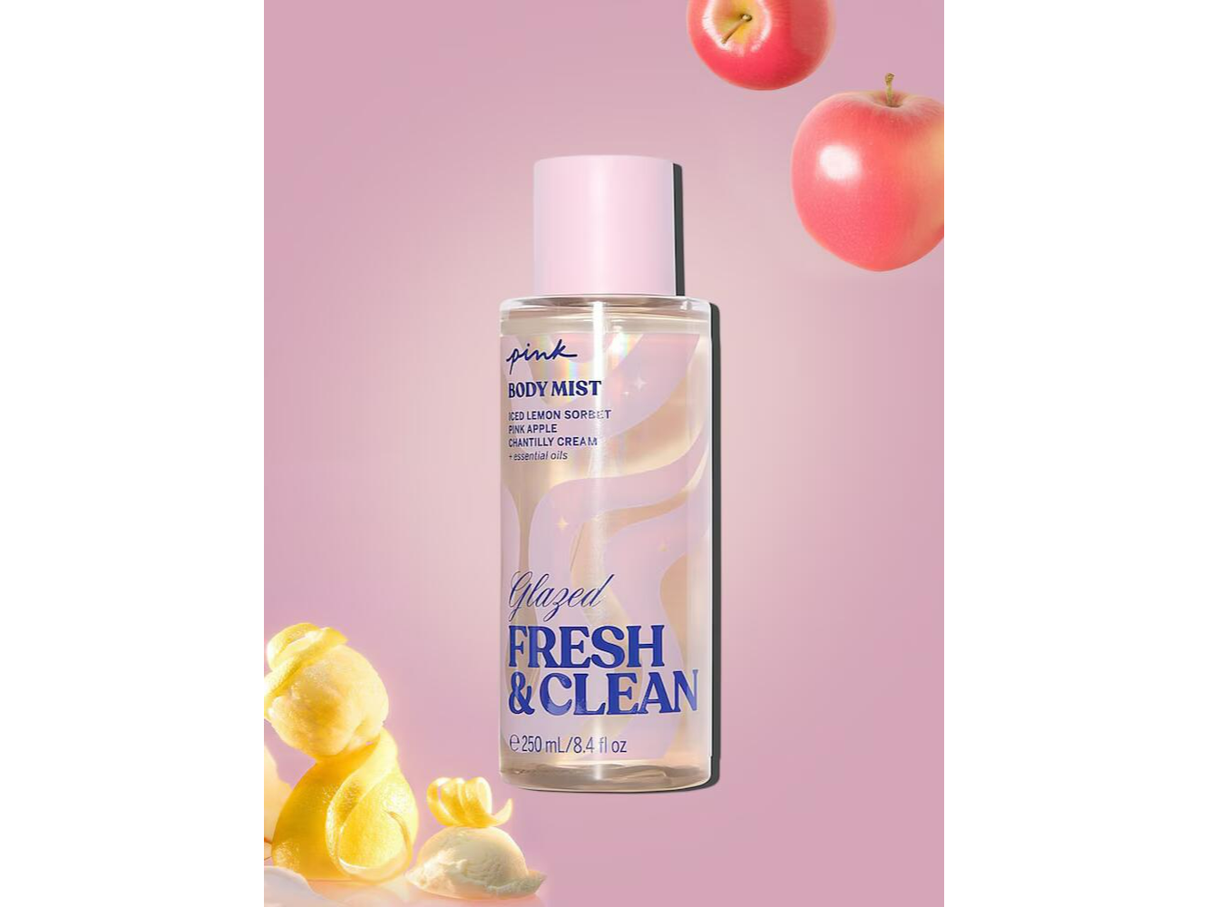 Glazed Fresh and Clean Glazed Pink Body Mist 250ML - Victoria's Secret