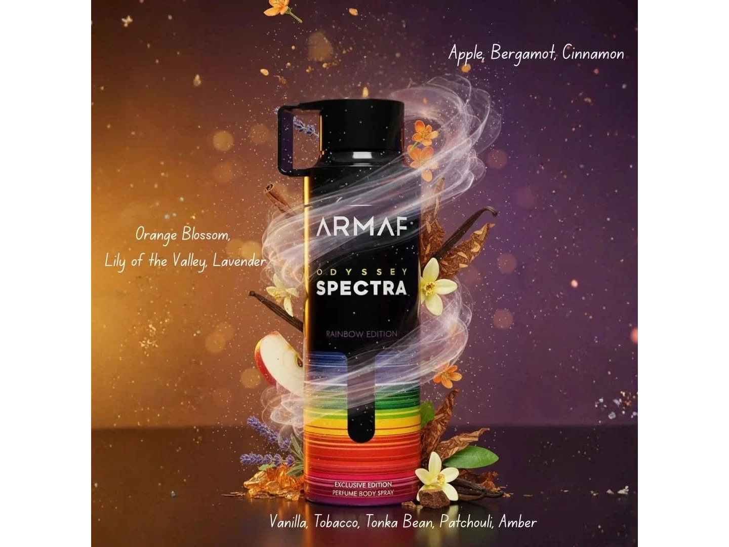 ODYSSEY SPECTRA RAINBOW EDIT. BODY SPRAY 200ML MASCULINO - ARMAF