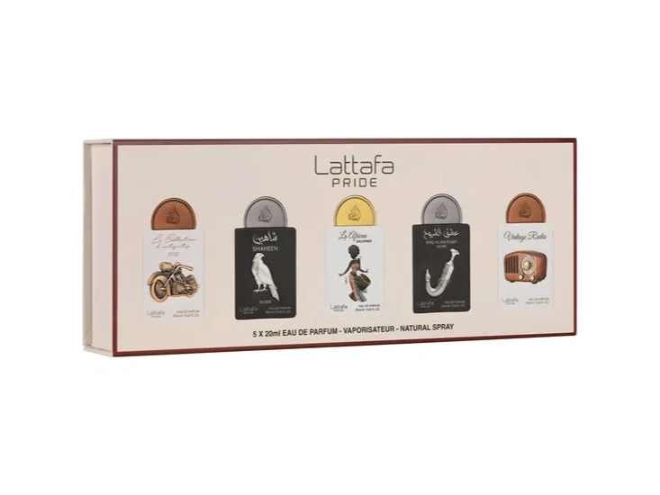 Kit Perfumes Lattafa Pride Nº 5 Edp - Unissex 5 Piezas de 20ml cada uno