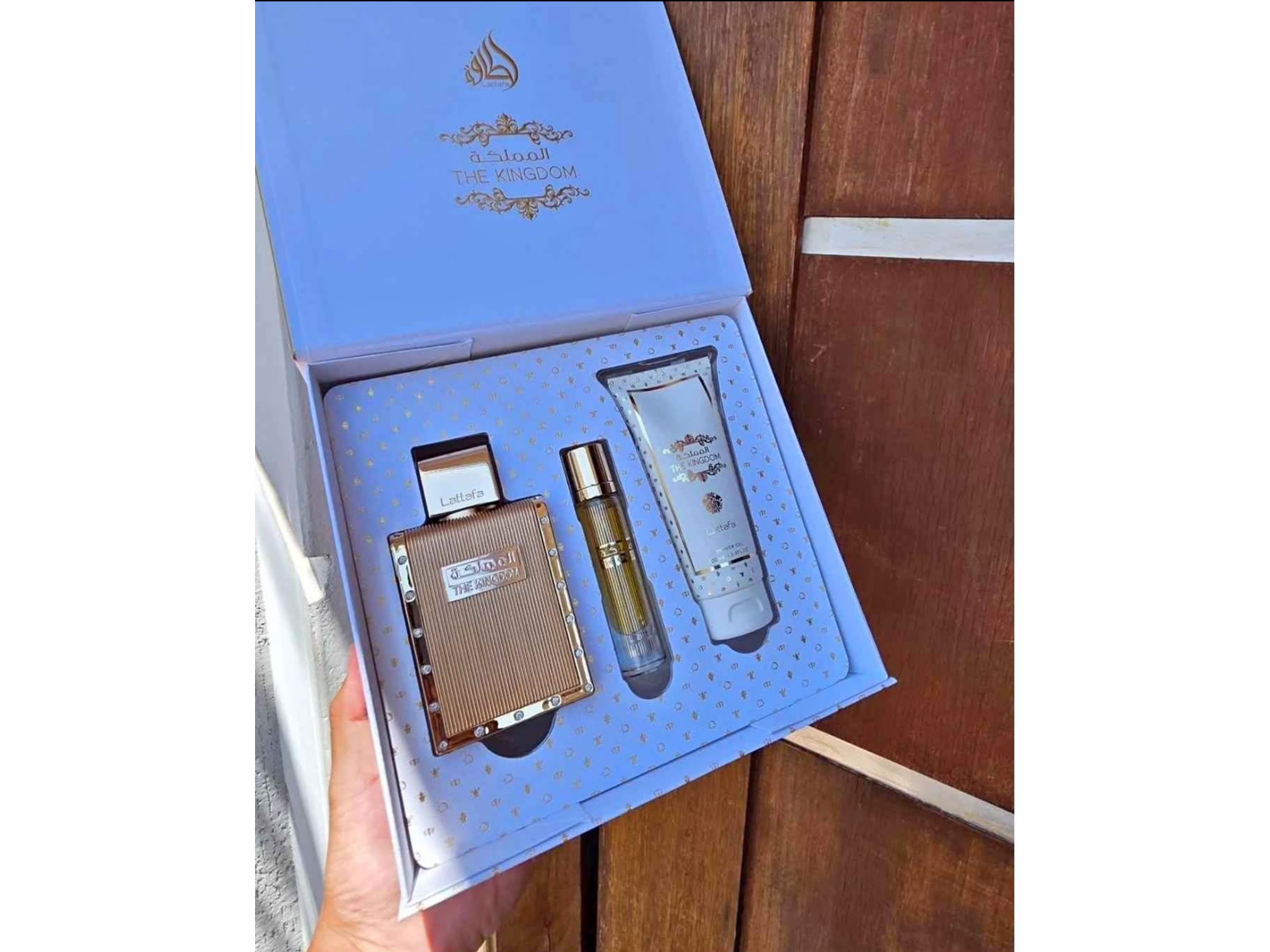 KIT THE KINGDOM 3 PZ MASCULINO - LATTAFA