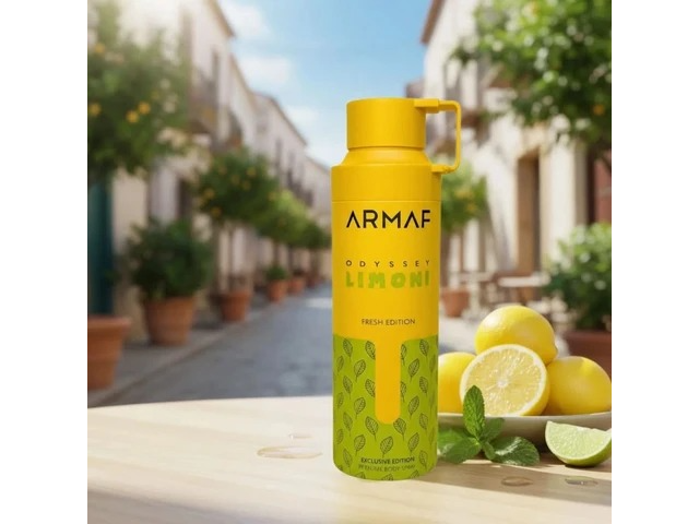 ODYSSEY LIMONI FRESH EDIT BODY SPRAY 200ML MASCULINO - ARMAF