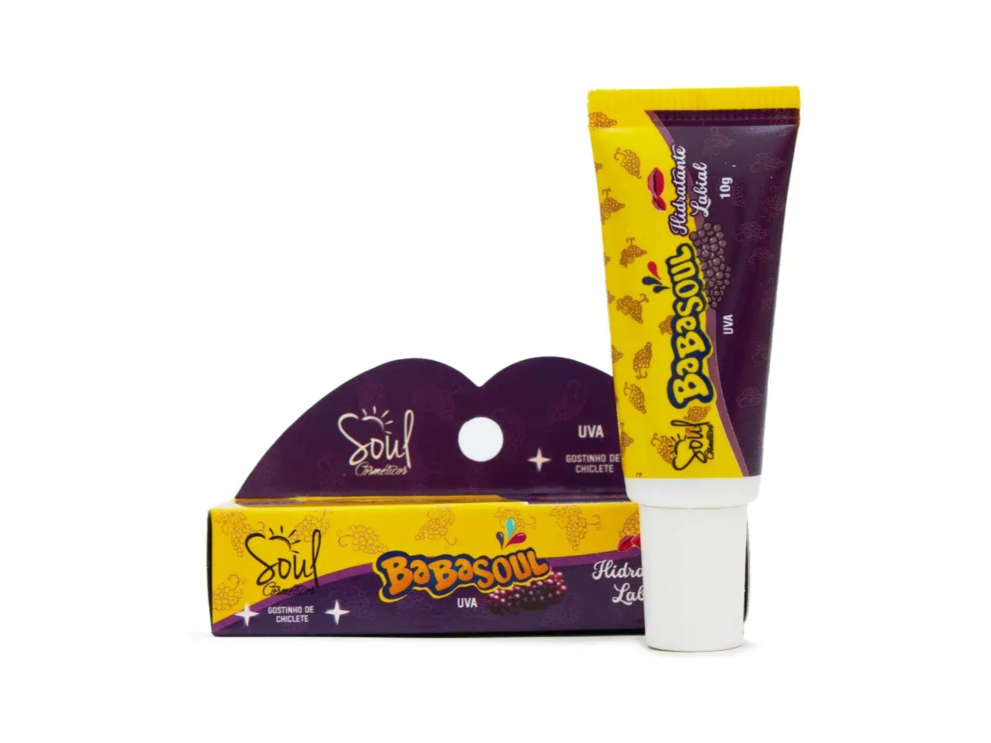 Babasoul Hidratante Labial Uva 10g – Soul