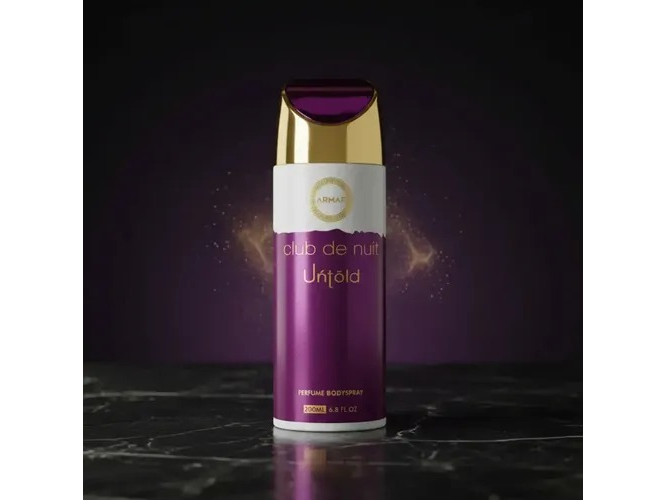 CLUB DE NUIT UNTOLD  BODY SPRAY 200ML UNISEX - ARMAF