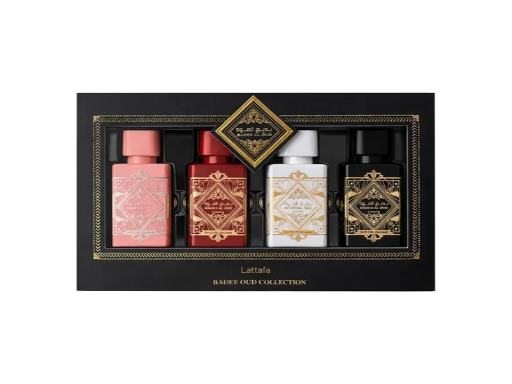 Kit Lattafa Bade'e Collection Eau de Parfum Unissex 25ML - 4 Unidades