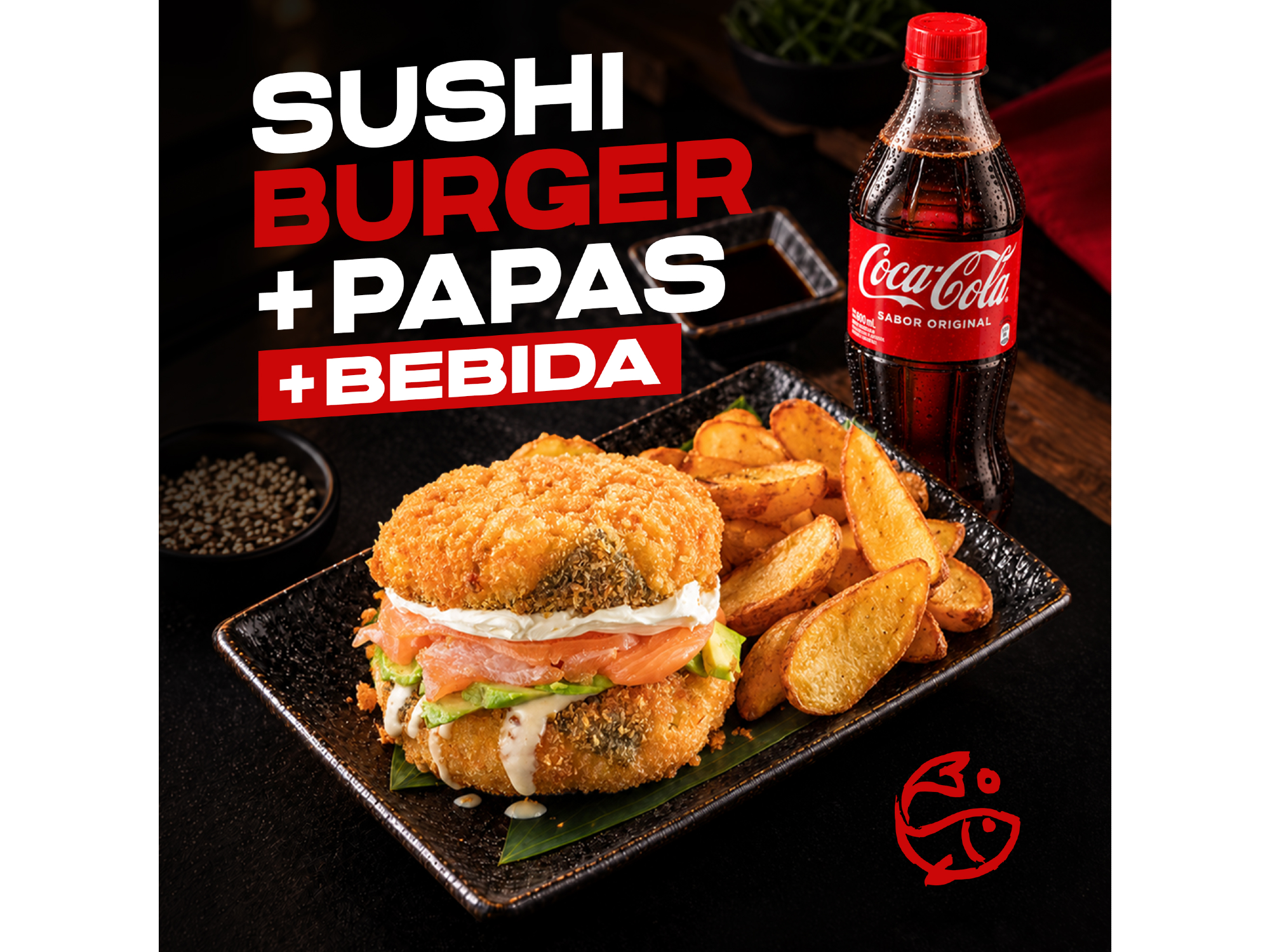 Burger + Papas + Bebida
