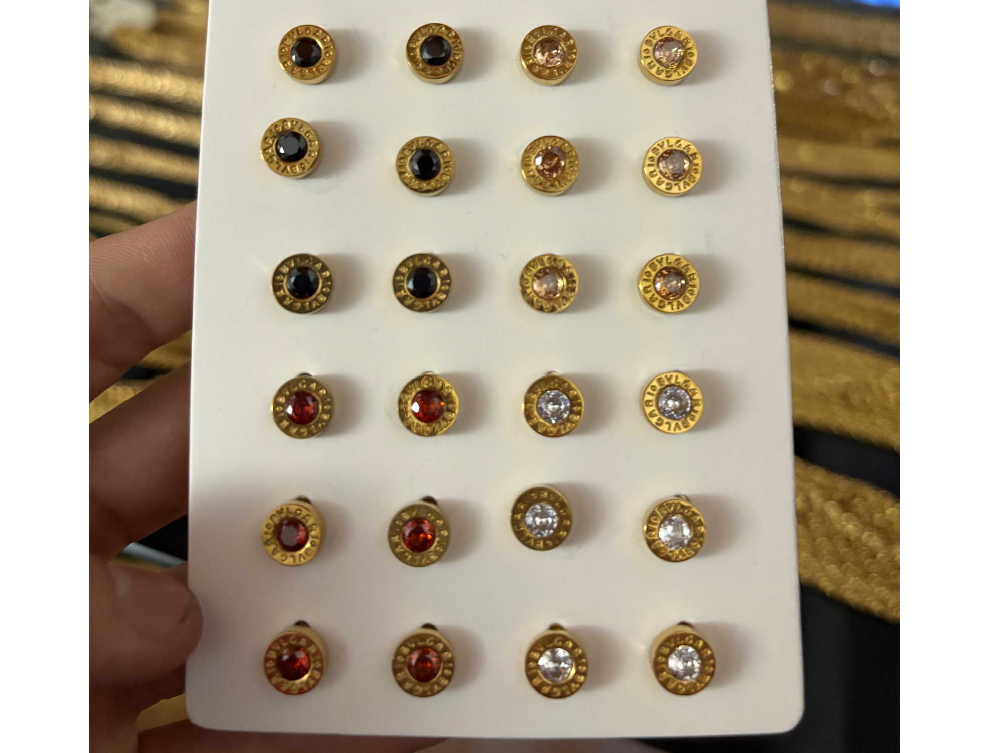 Blister 12 aros Bvlgari Redondo