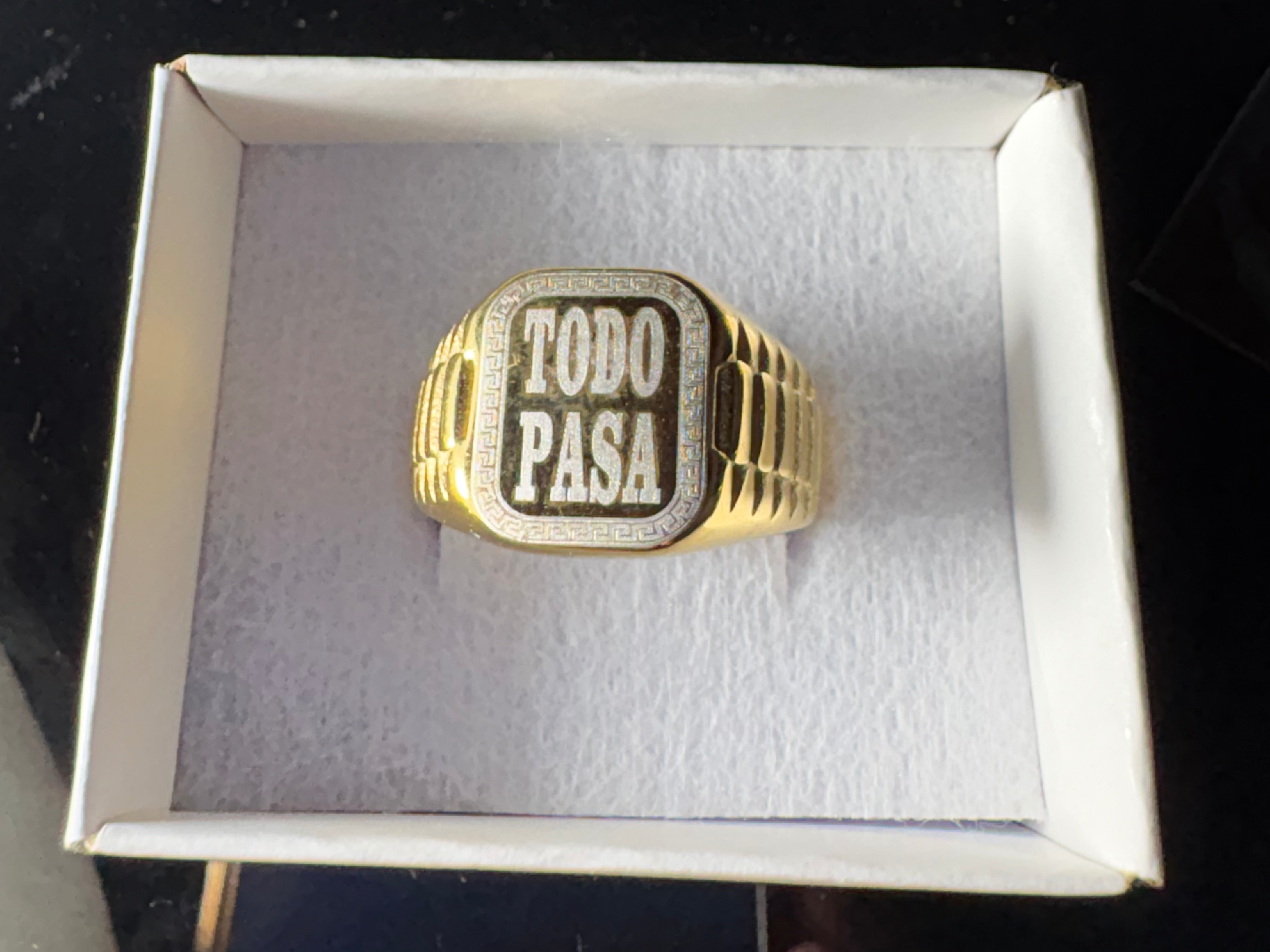 Anillo Todo Pasa ( especificar talle )