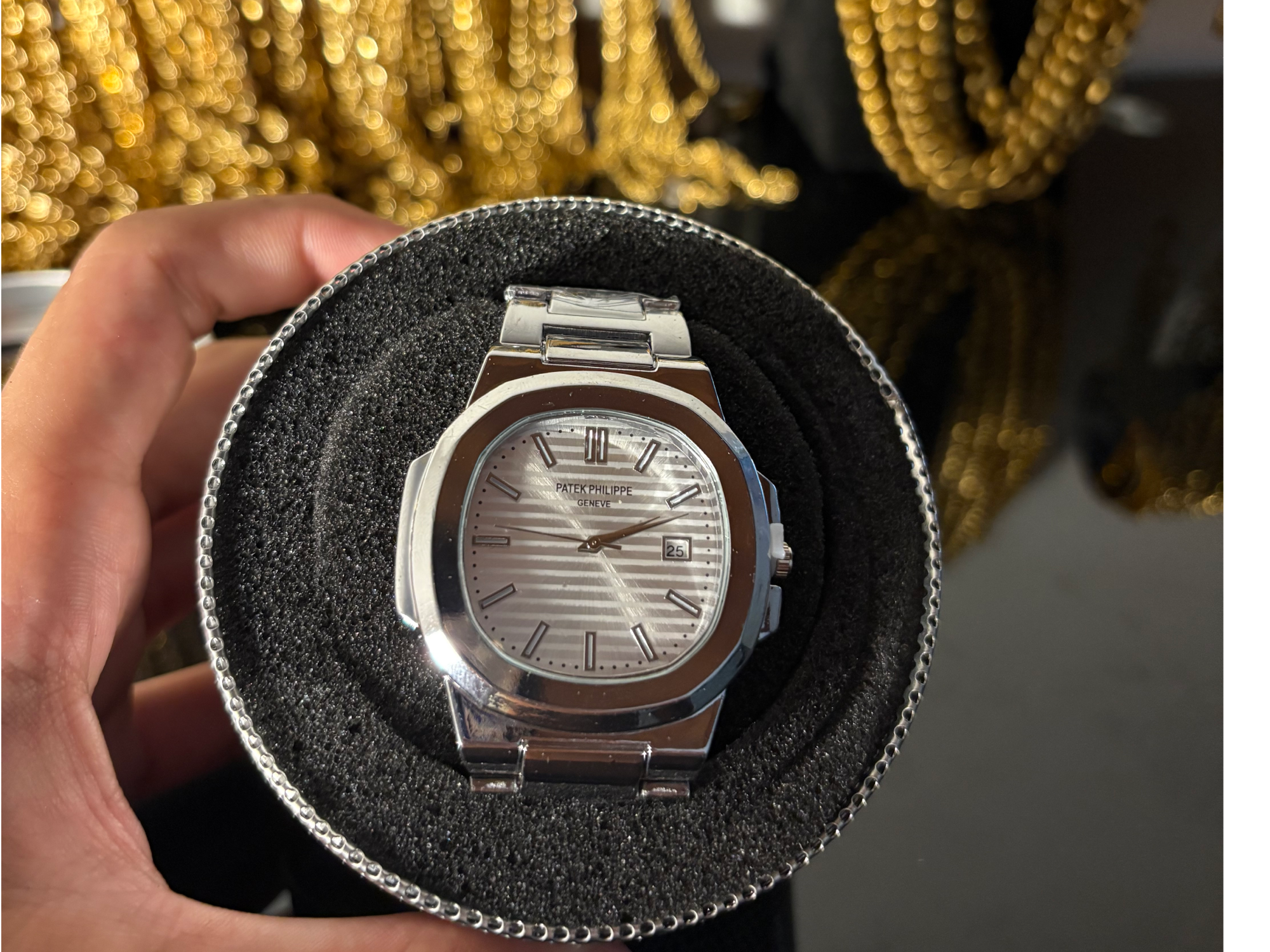 Reloj Patek Blanco
