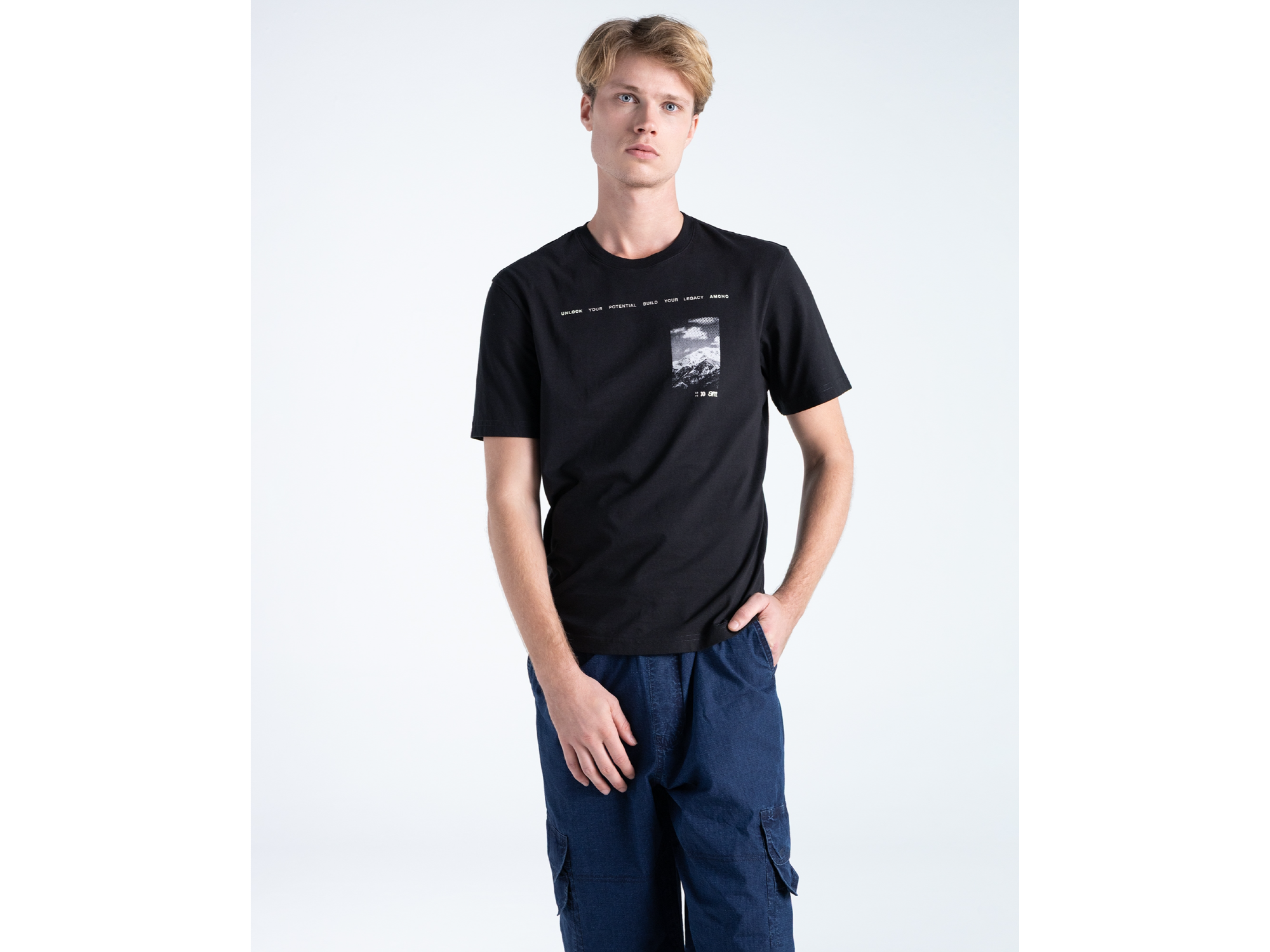 Camiseta  841H002 neg americanino