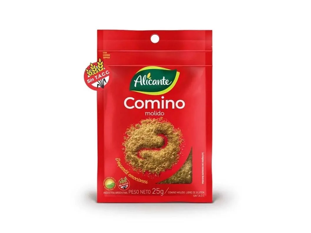 ESPECIAS ALICANTE COMINO MOLIDO x 25 g.