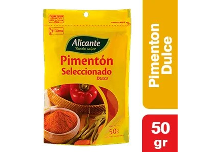 ESPECIAS ALICANTE PIMENTON DULCE x 50 g.