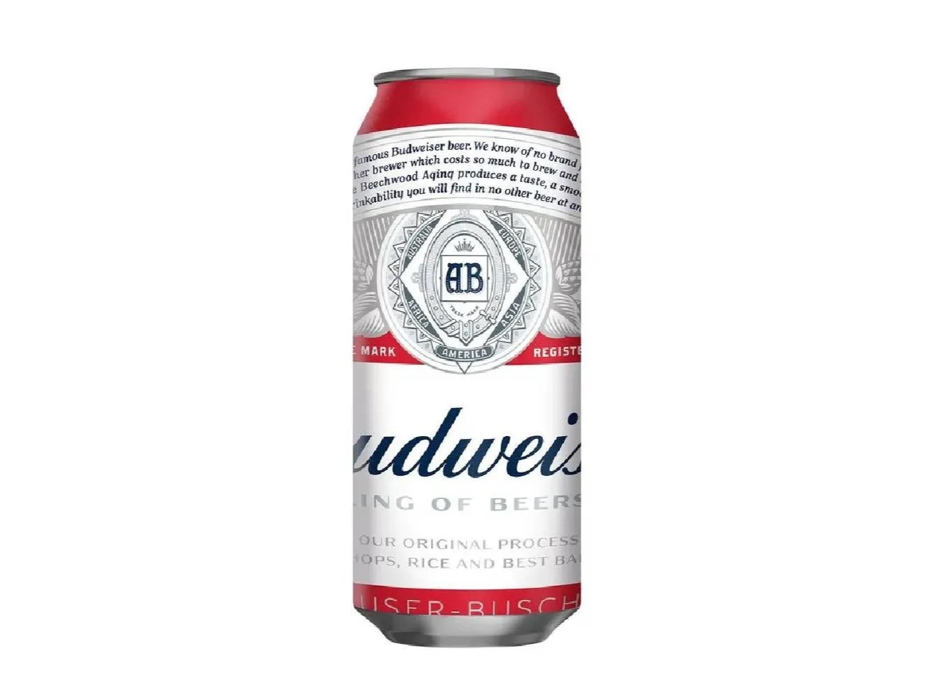 CERVEZA BUDWEISER LATA x 710 ml.