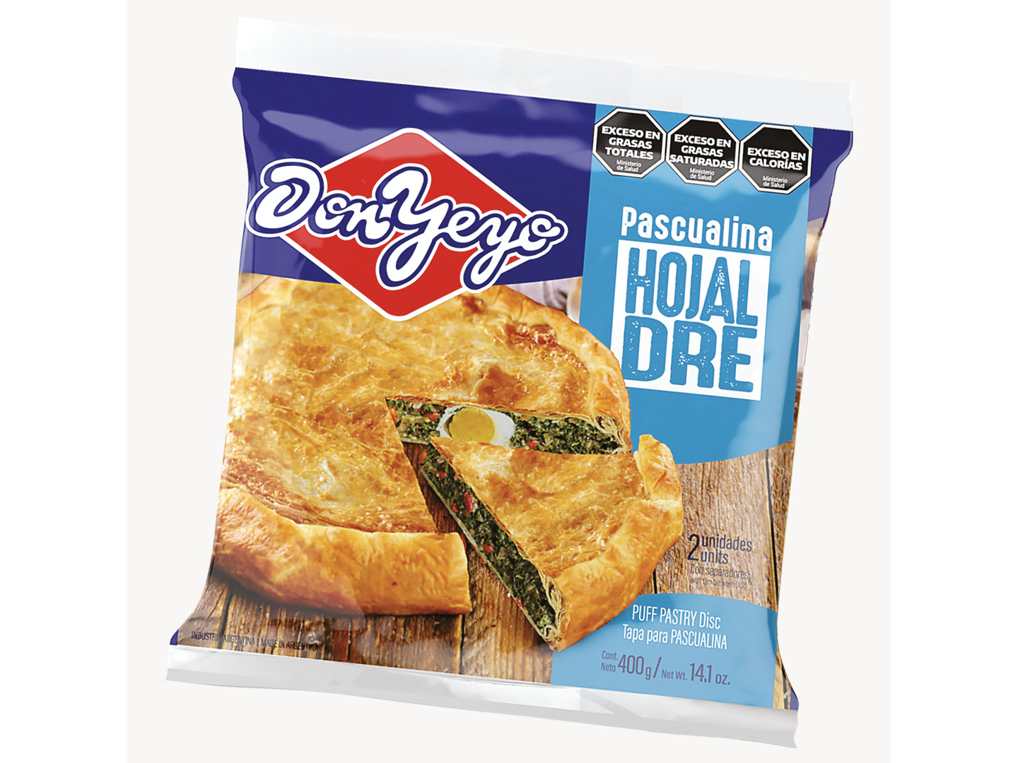 PASCUALINA DON YEYO HOJALDRE x 1 un.