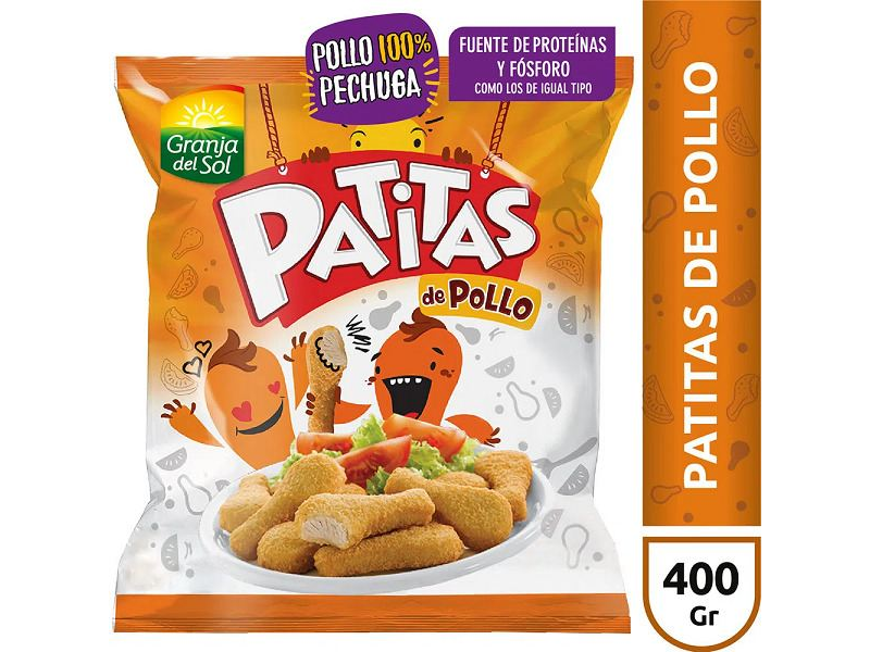PATITAS DE POLLO PATITAS CLASICAS x 400 g.