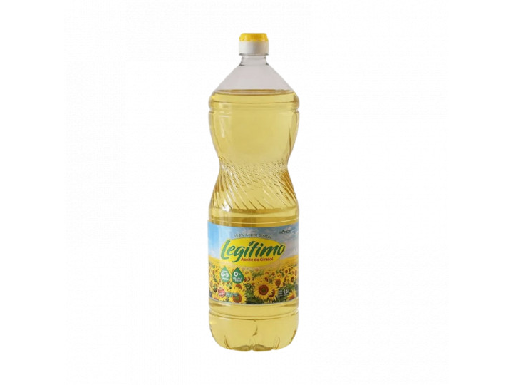 ACEITE DE GIRASOL LEGITIMO TRADICIONAL x 900 ml.