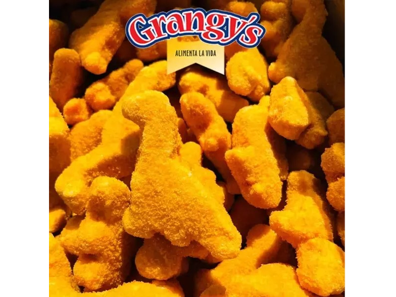 BOCADITOS GRANGYS DINOS DE POLLO x 1 kg.