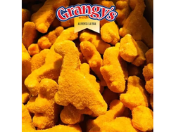 BOCADITOS GRANGYS DINOS DE POLLO x 1 kg.
