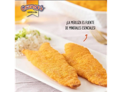 FILET GRANGYS DE MERLUZA REBOZADO x 1 kg.