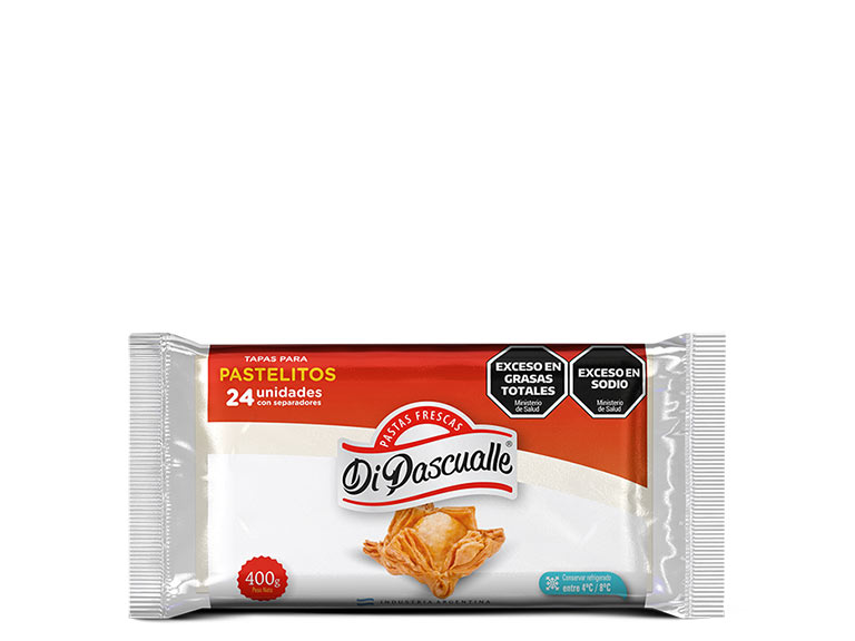 TAPAS PARA PASTELITOS DI PASCUALLE S/D x 24 un.