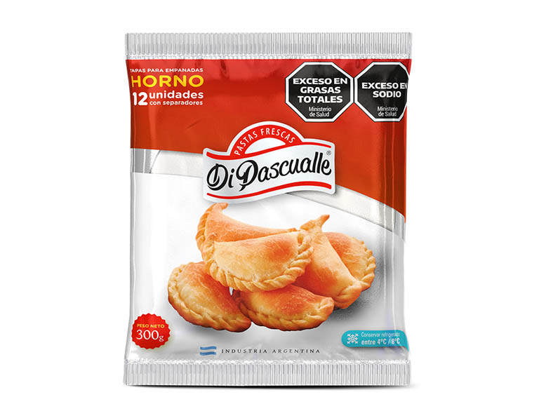 DISCOS PARA EMPANADAS DI PASCUALLE HORNO x 300 g.