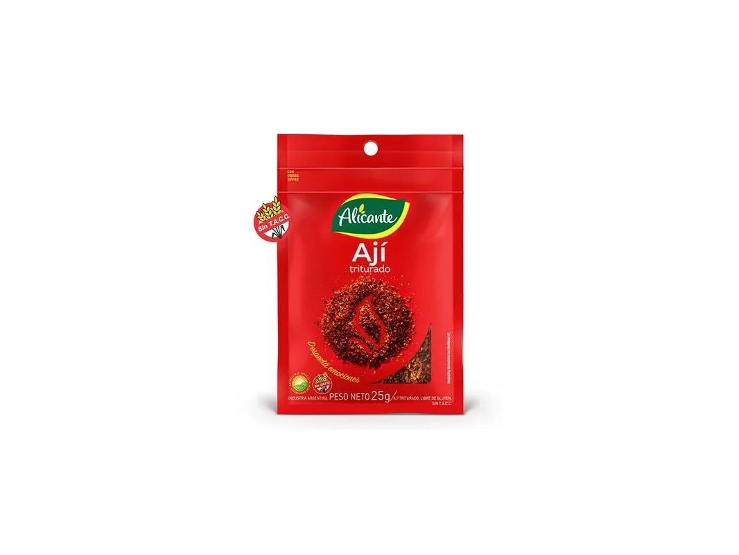 ESPECIAS ALICANTE AJI TRITURADO x 25 g.
