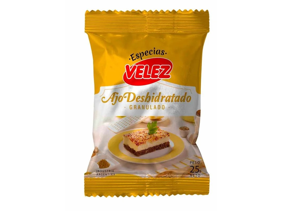 ESPECIAS VELEZ AJO GRANULADO x 25 g.