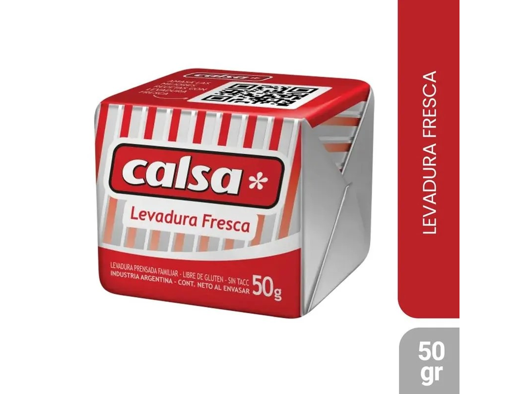 LEVADURA CALSA CUBO CALSA x 50 g.