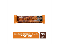 CHOCOLATE COFLER RELLENO DE DDL x 38 g.