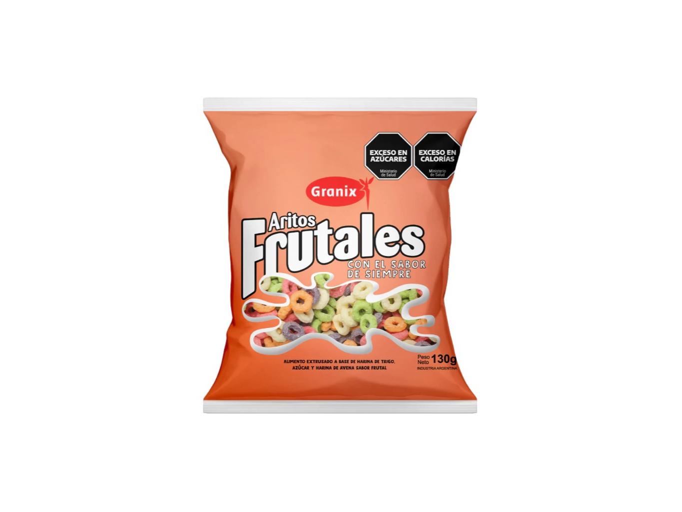 CEREAL GRANIX ARITOS FRUTALES x 130 g.
