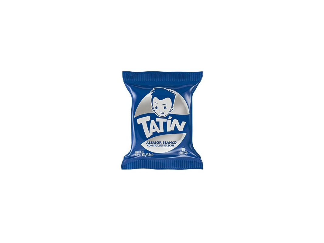 ALFAJOR TATIN SIMPLE BLANCO x 33 g.