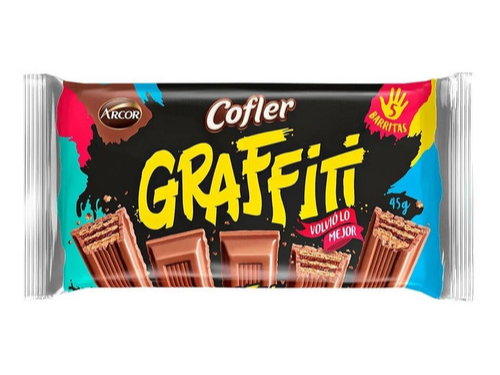 CHOCOLATE GRAFFITI CHOCOLATE CLASICO x 45 g.