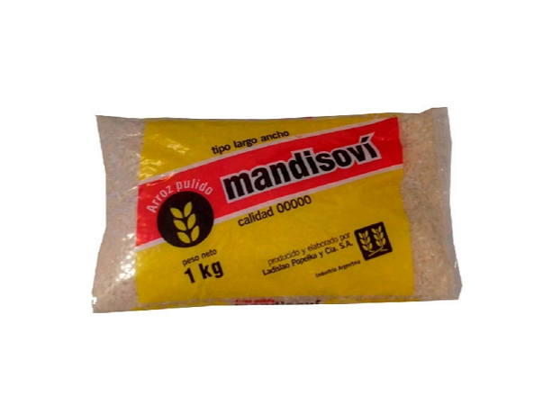 ARROZ MANDISOVI DOBLE CAROLINA x 1 kg.