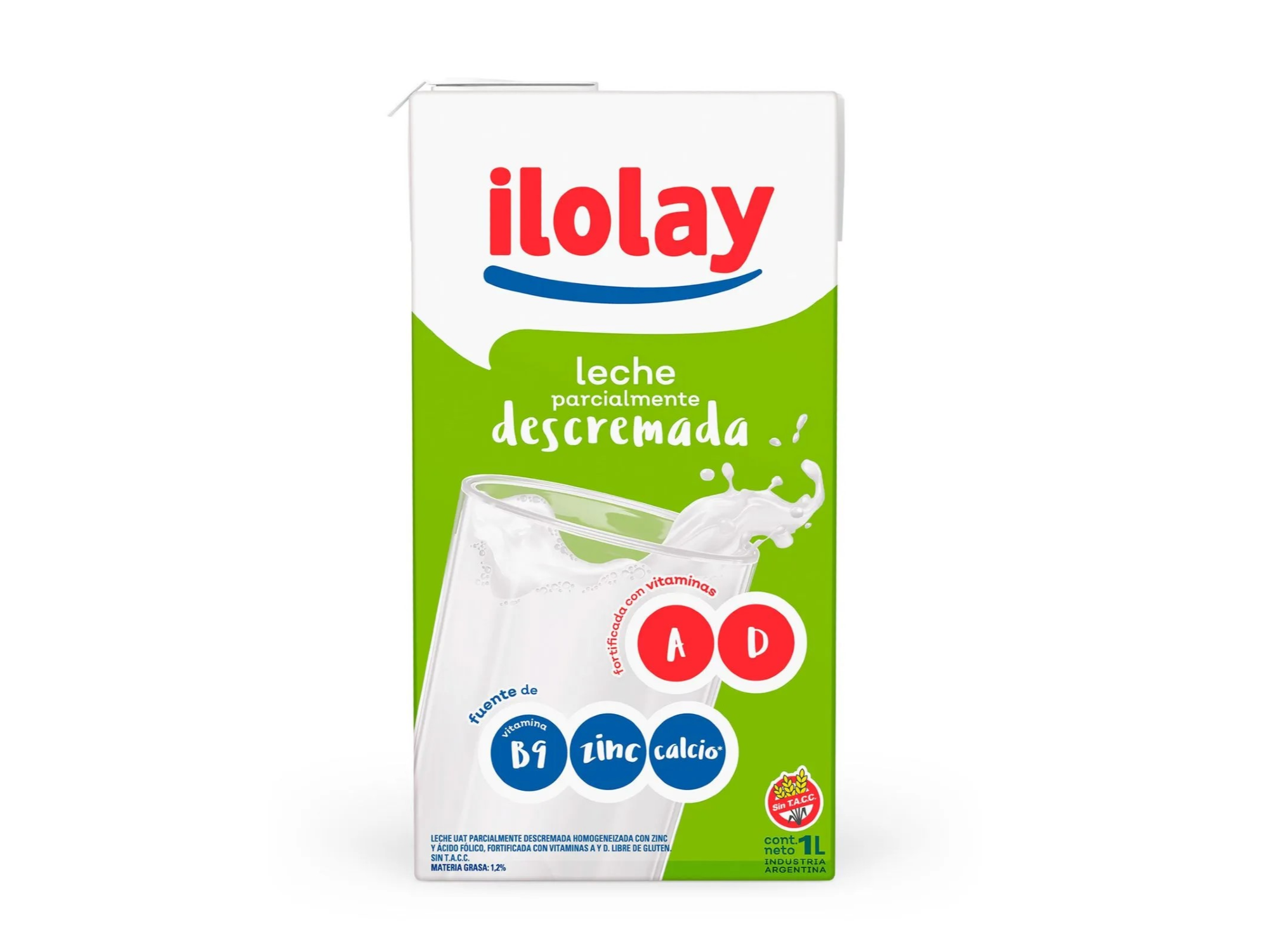 LECHE ILOLAY DESCREMADA LARGA VIDA x 1 l.