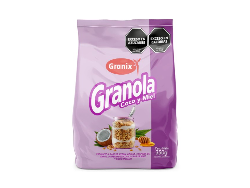 CEREAL GRANIX CRANOLA CROCANTE COCO Y MIEL x 350 g.