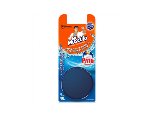 DESODORANTE P/INODORO PATO PASTILLA P/MOCHILA INODORO x 1 un.