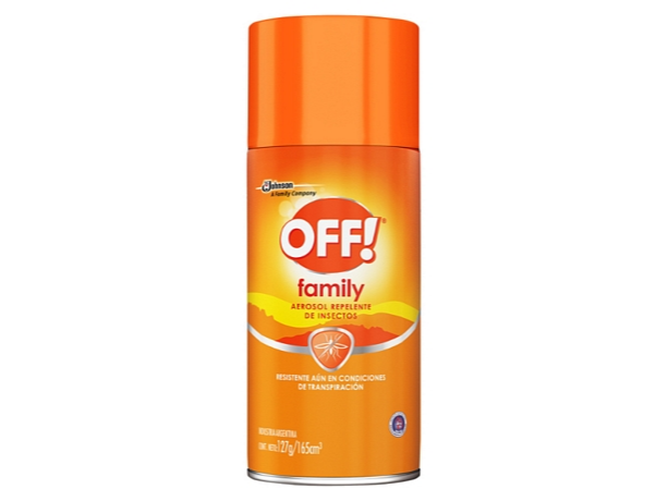 REPELENTE OFF ACTIVE FAMILY AEROSOL x 165 cm³