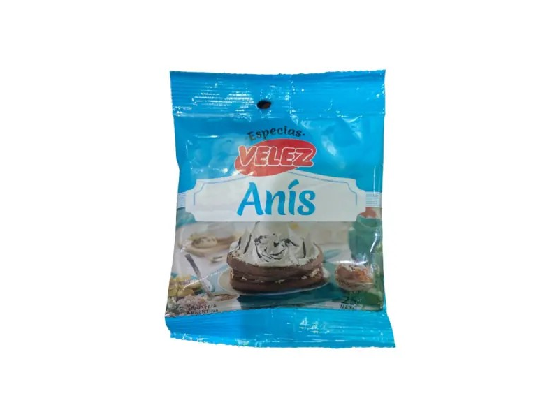 ESPECIAS VELEZ ANIS EN GRANOS x 25 g.