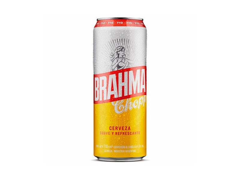 CERVEZA BRAHMA LATA x 710 ml.