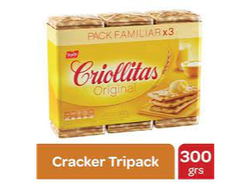 GALLETAS CRIOLLITAS TRIPACK x 3 un.