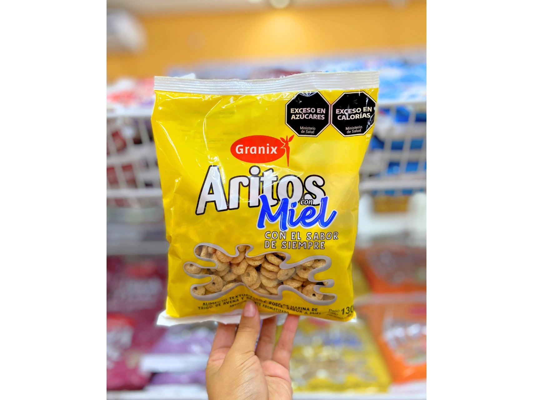 CEREAL GRANIX ARITOS CON MIEL x 130 g.