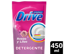 DETERGENTE DRIVE ROSAS Y LILAS DP x 450 ml.
