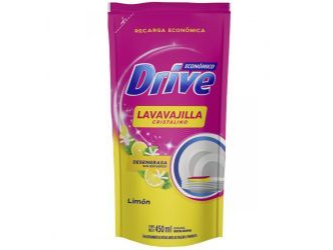 DETERGENTE DRIVE LIMON DP x 450 ml.