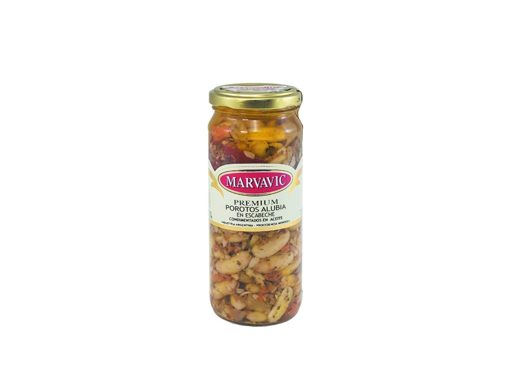 POROTOS MARVAVIC PREMIUN EN ACEITE FRASCO x 330 g.