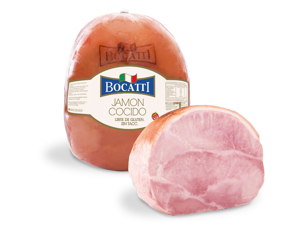 JAMON BOCATTI COCIDO NATURAL x 1 kg.