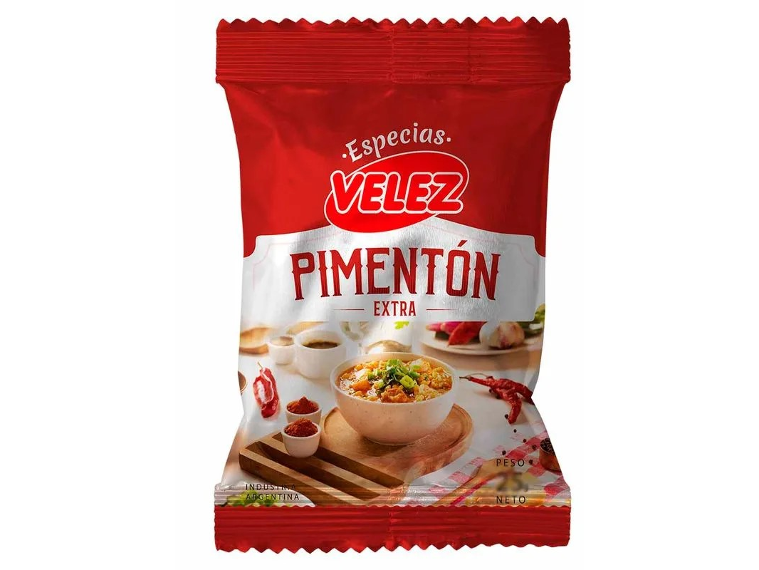 ESPECIAS VELEZ PIMENTON EXTRA x 50 g.