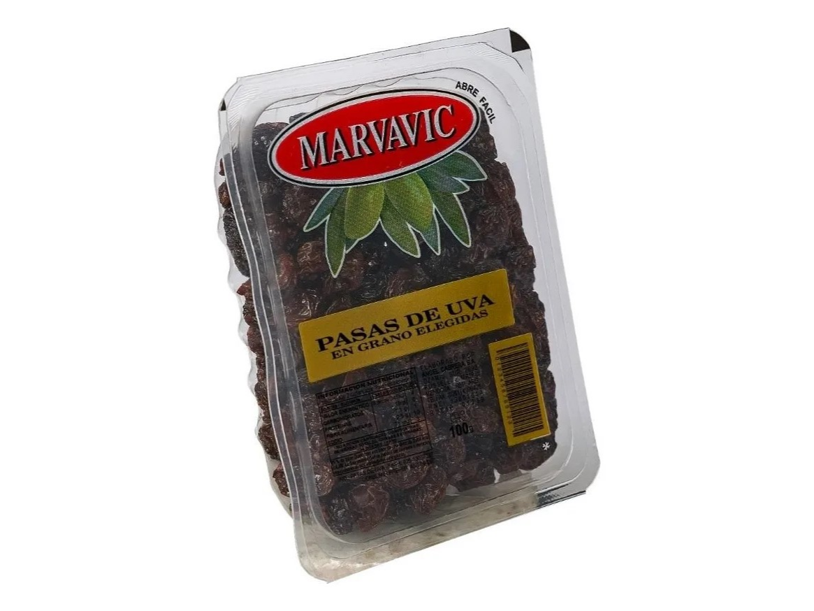 PASAS DE UVA MARVAVIC ELEGIDAS x 100 g.