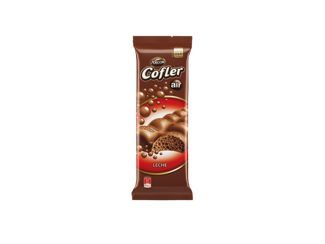 CHOCOLATE COFLER AIR LECHE x 55 g.