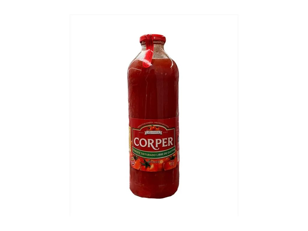 TOMATE TRITURADO CORPER BOTELLA x 910 g.